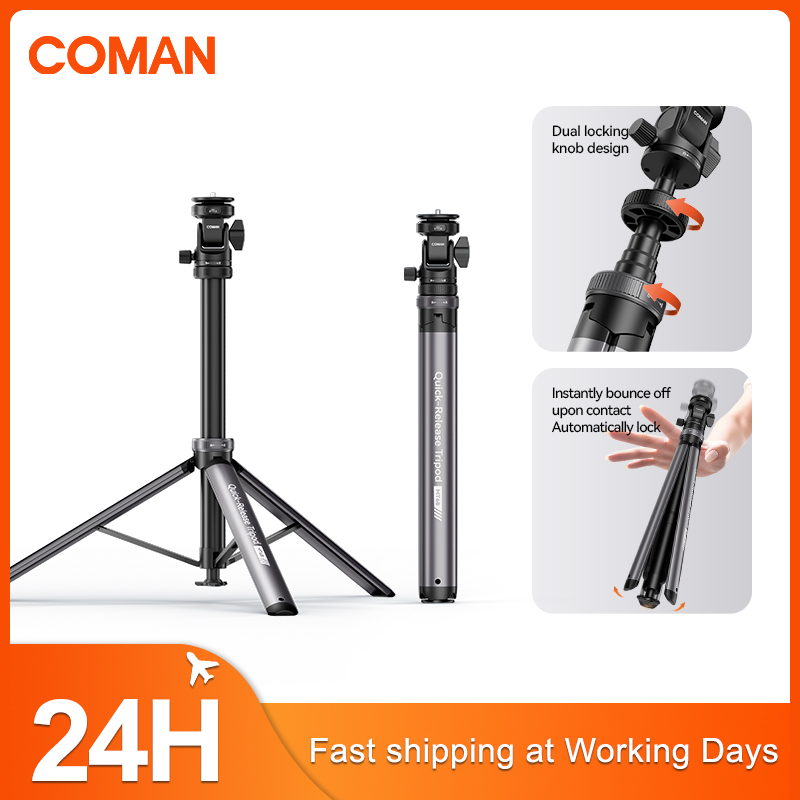 Photography Basics - COMAN MT68 One Click Pop-up-Schnellverschluss-Lichtständer für